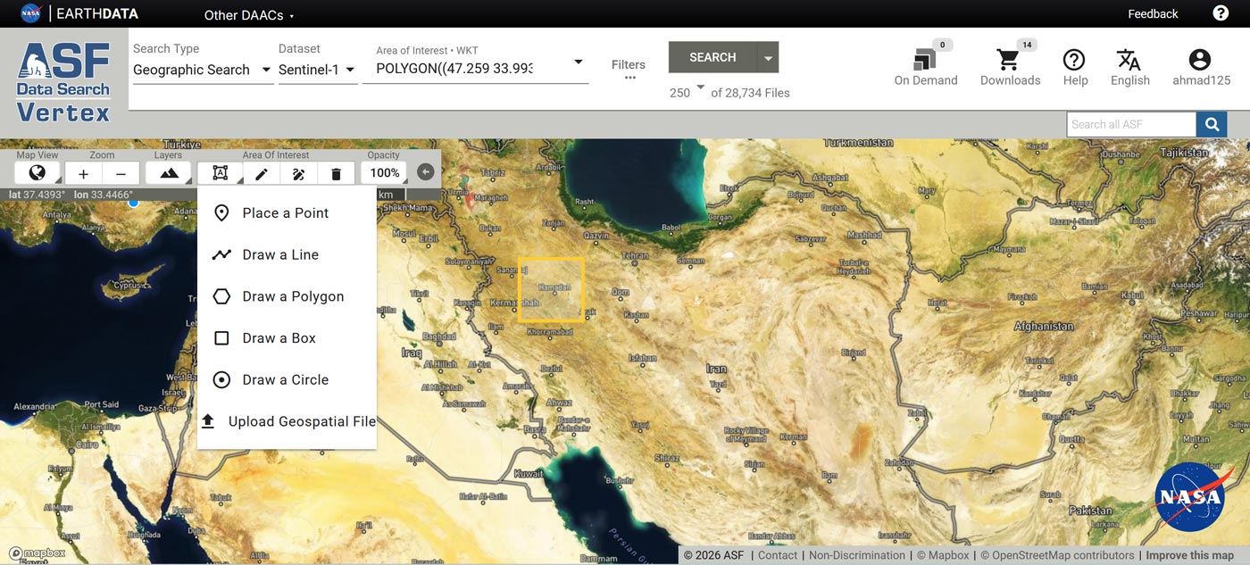 دانلود تصاویر رایگان ماهواره ای راداری از سایت آلاسکا - ALASKA 1 alaska download